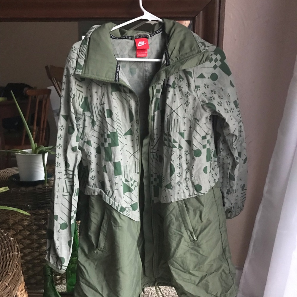 Men’s Green Nike International Parka Jacket